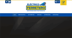 Desktop Screenshot of electricoferretero.com